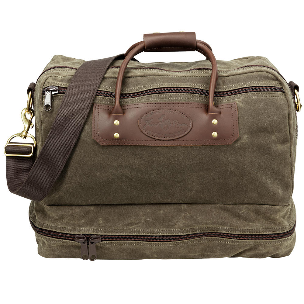 Frost River Prairie Boot Bag, Waxed Canvas, Dark Olive | dark